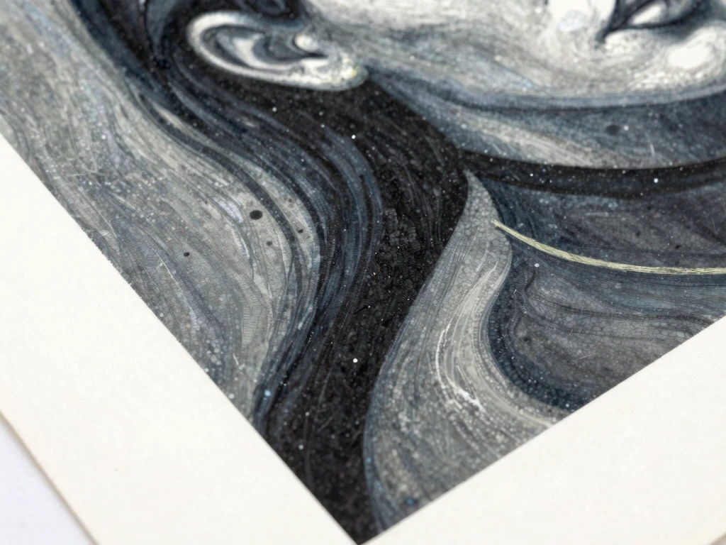 Voglynarkhak limited edition print detail showing artistic quality